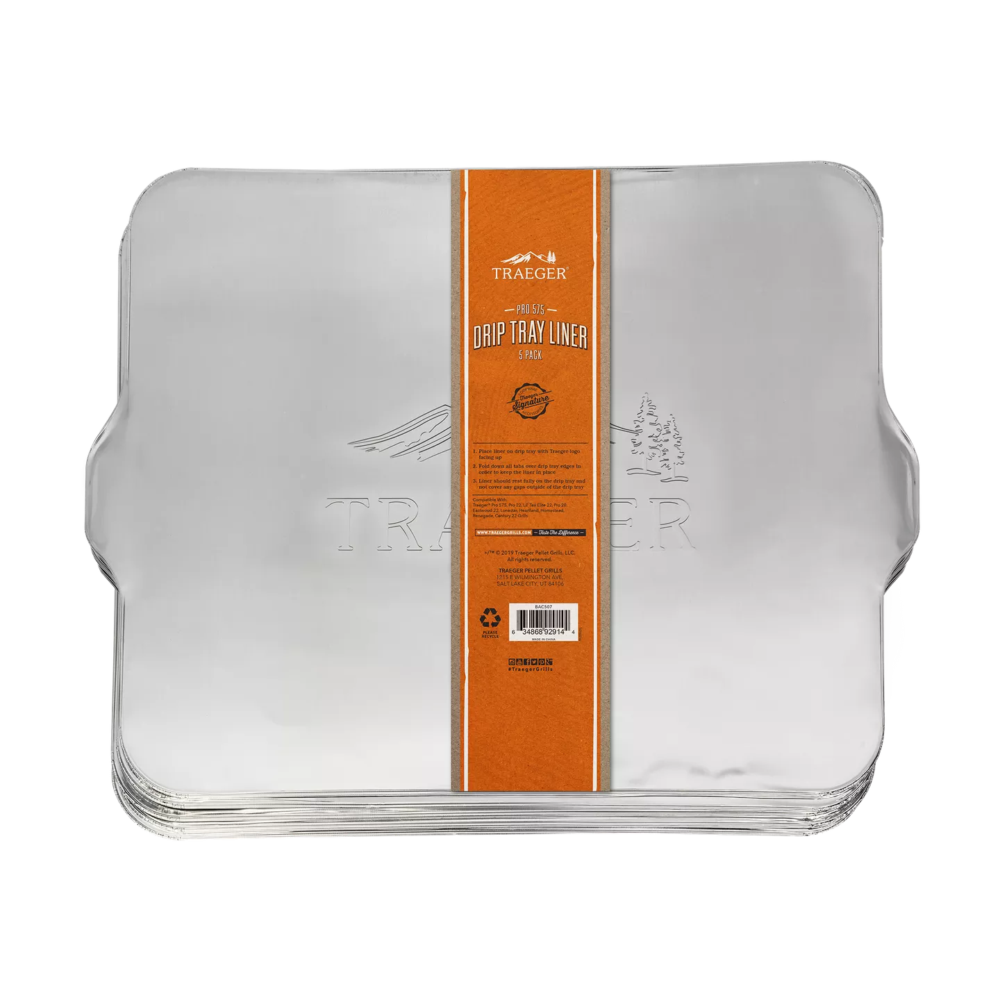 Traeger drip tray liner