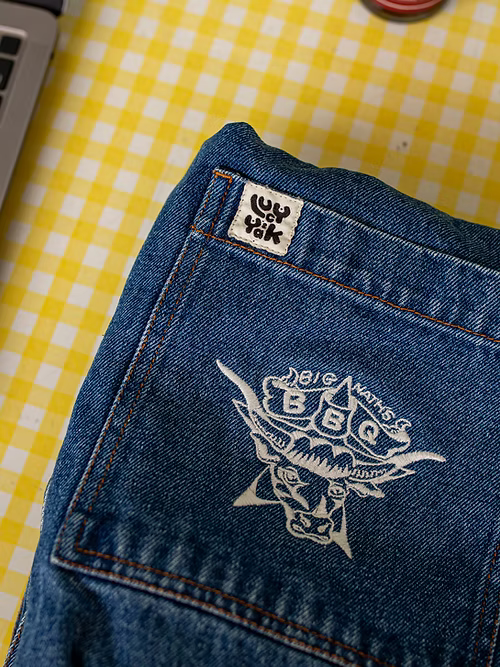 Big Naths BBQ x Lucy and Yak apron