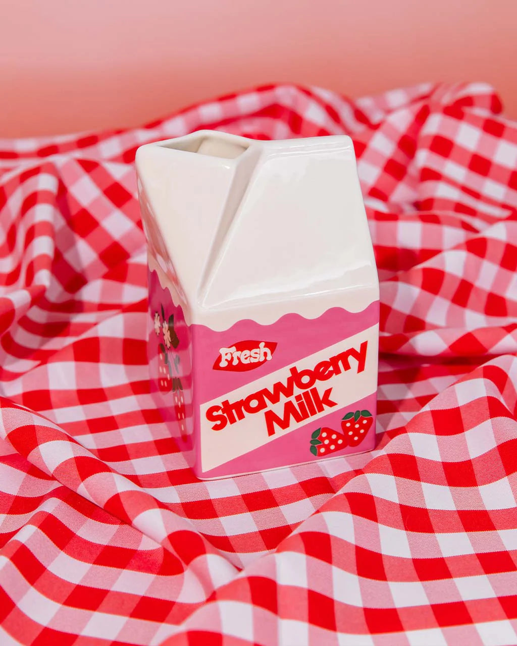 Ban.do Strawberry milk vase