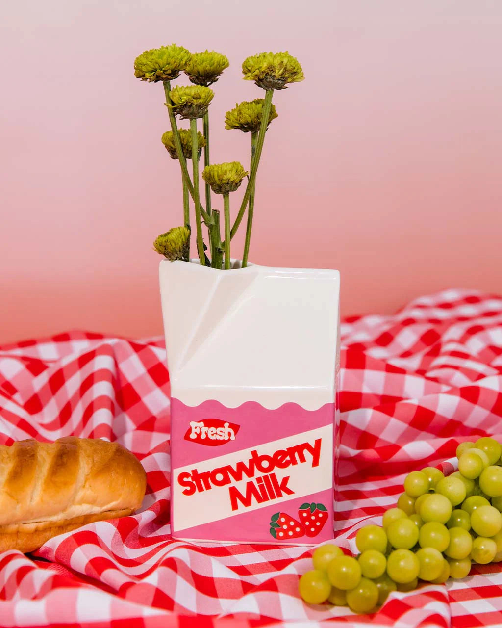 Ban.do Strawberry milk vase